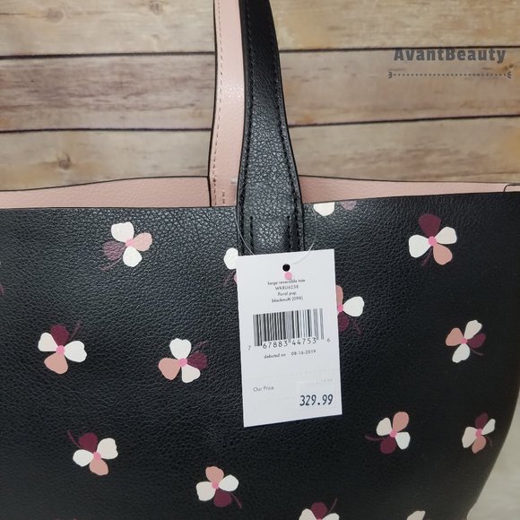 Kate Spade Large Pup Puppy Dog Reversible Tote New - Picture 5 of 15